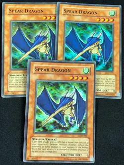 YUGIOH SPEAR DRAGON LOD-015 SUPER X3 (HP) - Image 1