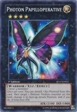 PHOTON PAPILLOPERATIVE - (SP14-EN025) - Starfoil Rare - 1st Edition - Yu-Gi-Oh - Image 1