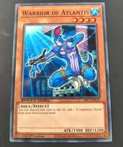 Yu-Gi-Oh! Warrior Of Atlantis Common 1st Edition SBC1-ENI12 NM - Image 1