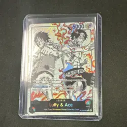 Bandai One Piece CCG Luffy & Ace Leader ST30-001 Foil Starter Deck Ex English - Image 1