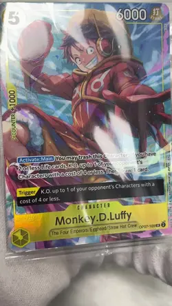 Monkey D Luffy Promo OP07-109 Illustration Box Vol 3 Promo Sealed One Piece tcg - Image 2