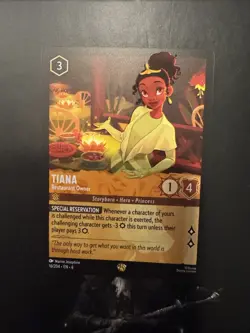Tiana - Restaurant Owner 16/204 Azurite Sea Regular - Disney Lorcana - Image 1