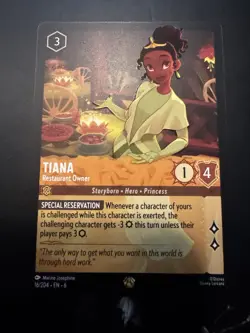 Tiana - Restaurant Owner 16/204 Azurite Sea Regular - Disney Lorcana - Image 2