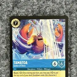 Disney Lorcana Winterspell Tamatoa Seeker of Shine 156/204 Super Rare NM - Image 3