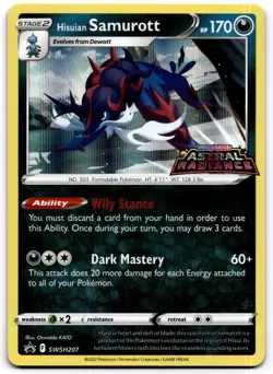Hisuian Samurott - Promo SWSH: Sword & Shield Promo Cards SWSH207 NM Pokemon - Image 1