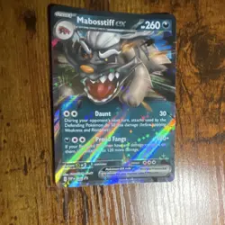 Mabosstiff ex 086 Sv Scarlet & Violet Promo Cards Holo 260 HP English - Image 1