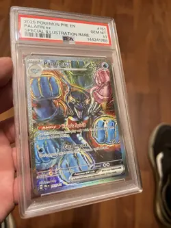 Pokemon TCG Palafin EX Prismatic Evolutions Card 151/131 PSA 10 Sir English - Image 3