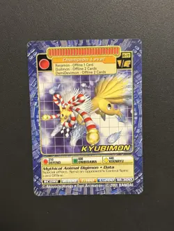 Kyubimon BO-170 Holo Digi-battle Series Digimon Card TCG Vintage - Image 1