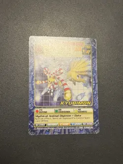 Kyubimon BO-170 Holo Digi-battle Series Digimon Card TCG Vintage - Image 3