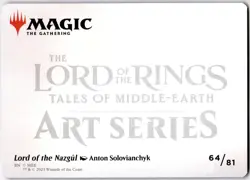 Lord of the Nazgul Art Card S Art Series: Universes Beyond: The Lord of the Ring - Image 2