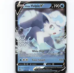 Alolan Vulpix V - (Holiday Calendar) Ultra Rare Miscellaneous Cards & Products 0 - Image 1