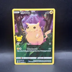 Pikachu 005/025 Holo: Celebrations Pokemon Card TGC A - Image 1