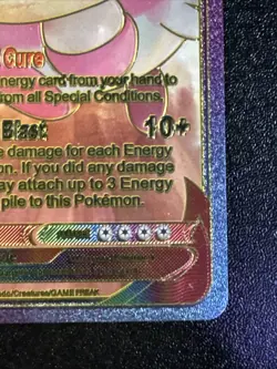 Blissey V Rainbow Foil Card Fan Art Display Card Blissful Blast TG22/TG30 - Image 3