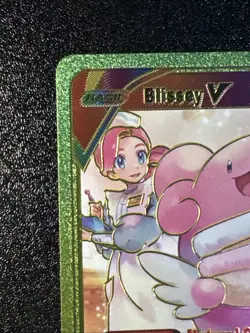 Blissey V Rainbow Foil Card Fan Art Display Card Blissful Blast TG22/TG30 - Image 5