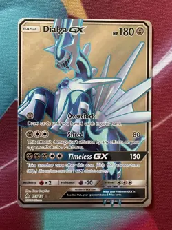 Pokemon Dialga GX 125/131 TCG Full Art Ultra Rare Card NM - Image 1