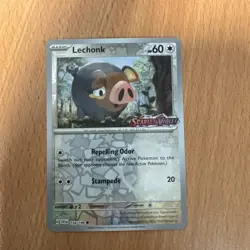 Pokemon TCG - Lechonk 154/198 - Scarlet & Violet Promo STAMPED Card - Image 1
