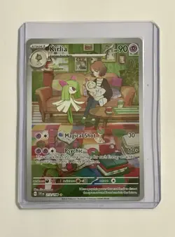 Kirlia 212/198 Scarlet & Violet Illustration Rare Pokemon Card NM - Image 1