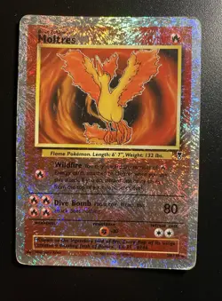 Pokemon Card - Moltres-30/110 Reverse Holo - Legendary Collection-ENG-LP - Image 1
