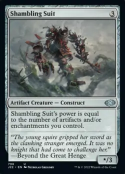 Shambling Suit - Jumpstart 2022 #796 MTG Magic The Gathering - Image 1