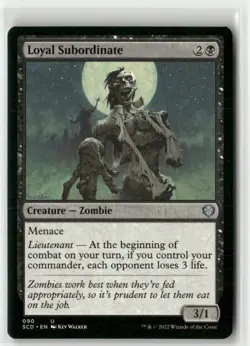Loyal Subordinate 90 UC Starter Commander Decks NM Magic: The Gathering - Image 1