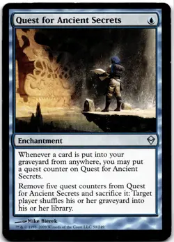 Quest for Ancient Secrets U Zendikar 59 ZEN - Image 1