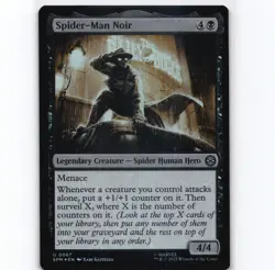 Spider-Man Noir Foil U Marvel's Spider-Man 67 NM - Image 1