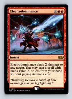 Electrodominance 212 R Commander: Tarkir: Dragonstorm Magic: The Gathering NM/M - Image 1