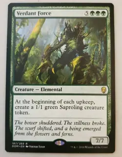 1x Verdant Force Dominaria MTG Magic The Gathering NM - Image 1
