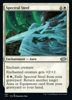 Spectral Steel - Jumpstart 2022 #247 MTG Magic The Gathering - Image 1