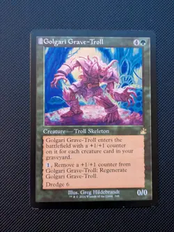 Golgari Grave-Troll (Retro Frame) Ravnica Remastered Regular MTG NM - Image 1