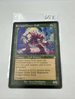 MTG Ravnica Remastered RETRO BORDER R Golgari Grave-Troll #0348 - Image 1