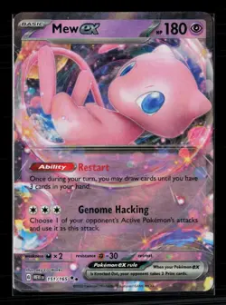 Pokemon 2023 Scarlet & Violet 151 Mew EX RR #151/165 - Image 1