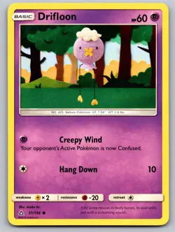 Drifloon 51/156 Common Ultra Prism Pokemon Near Mint - Image 1