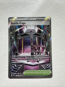 Pokemon TCG Holo Ultra Rare Full Art Battle Cage 116/94 NM/MINT - Image 1