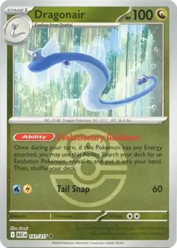 2x Dragonair (Love Ball, #151/217) - Reverse Holofoil Ascended Heroes NM Pokemon - Image 1