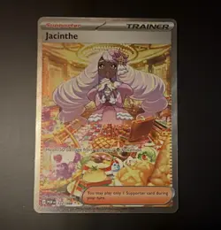 Pokemon TCG Jacinthe 122/088 Paradox Rift Secret Rare Full Art Holo English - Image 1
