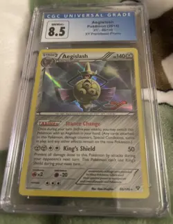 Pokemon 2014 Aegislash XY 86/146 - XY PRERELEASE PROMO Stamp CGC 8.5 - Image 1