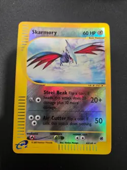 Pokemon TCG Skarmory 63/165 Expedition Reverse Holo Rare 2002 TCG, Ungraded - Image 1