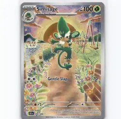 Simisage - Illustration Rare SV: Black Bolt 090/086 NM Pokemon - Image 1