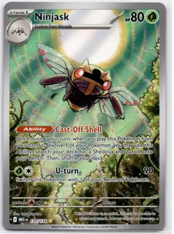 Ninjask - Illustration Rare ME01: Mega Evolution 137/132 NM Pokemon - Image 1