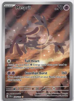Mesprit - Illustration Rare SV08: Surging Sparks 204/191 NM Pokemon - Image 1