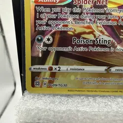 Pokemon TCG Ariados Trainer Gallery Brilliant Stars TG09/TG30 NM Condition - Image 5