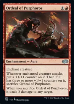 Ordeal of Purphoros - Jumpstart 2022 #577 MTG Magic The Gathering - Image 1