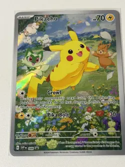 Pokemon TCG Pikachu 088 Sv: Scarlet & Violet Promo Full Art Holo English - Image 1