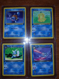 Pokemon TCG Team Rocket 1st Edition Lot Squirtle Wartortle Psyduck Golduck MP - Image 1
