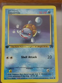 Pokemon TCG Team Rocket 1st Edition Lot Squirtle Wartortle Psyduck Golduck MP - Image 2
