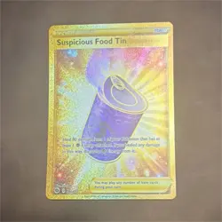 Pokemon TCG Suspicious Food Tin Secret Rare Holo 80/73 Champions Path - Image 1