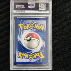 1999 POKEMON SHADOWLESS RED CHEEKS PIKACHU #58 PSA 2 - GOOD - Image 2