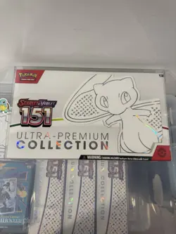 Pokemon TCG 151 MEW EN Ultra Premium Collection Box SEALED UPC With Protector - Image 1