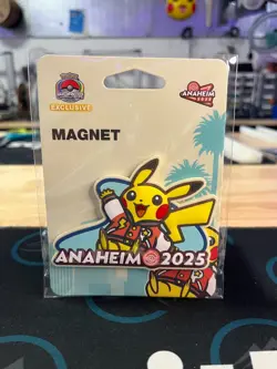 2025 Pokemon World Championships Exclusive Anaheim Magnet - Image 1